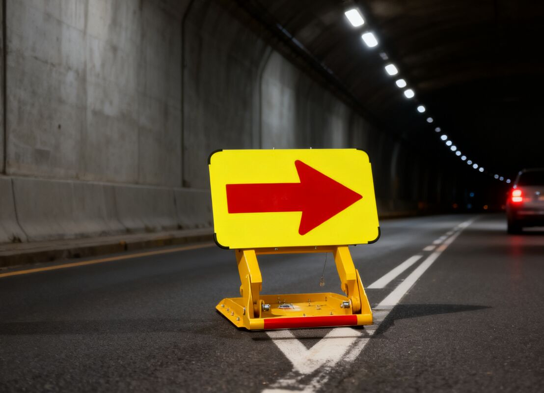 Σχετικές δοκιμές διεξήχθησαν στην Ιαπωνία Μεταφορικά οδικά φράγματα HiTOMARUKUN που διαθέτουν τεχνολογία συγκόλλησης κάμψης για λύσεις ασφαλείας