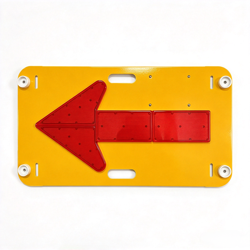Manual and Remote Control LED Arrow Board with DC6V Voltage and Steady Fading Flashing Display Modes for Road Work Zones