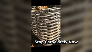 Κινητά αυτοκίνητα φραγής οχημάτων σταματούν με ασφάλεια